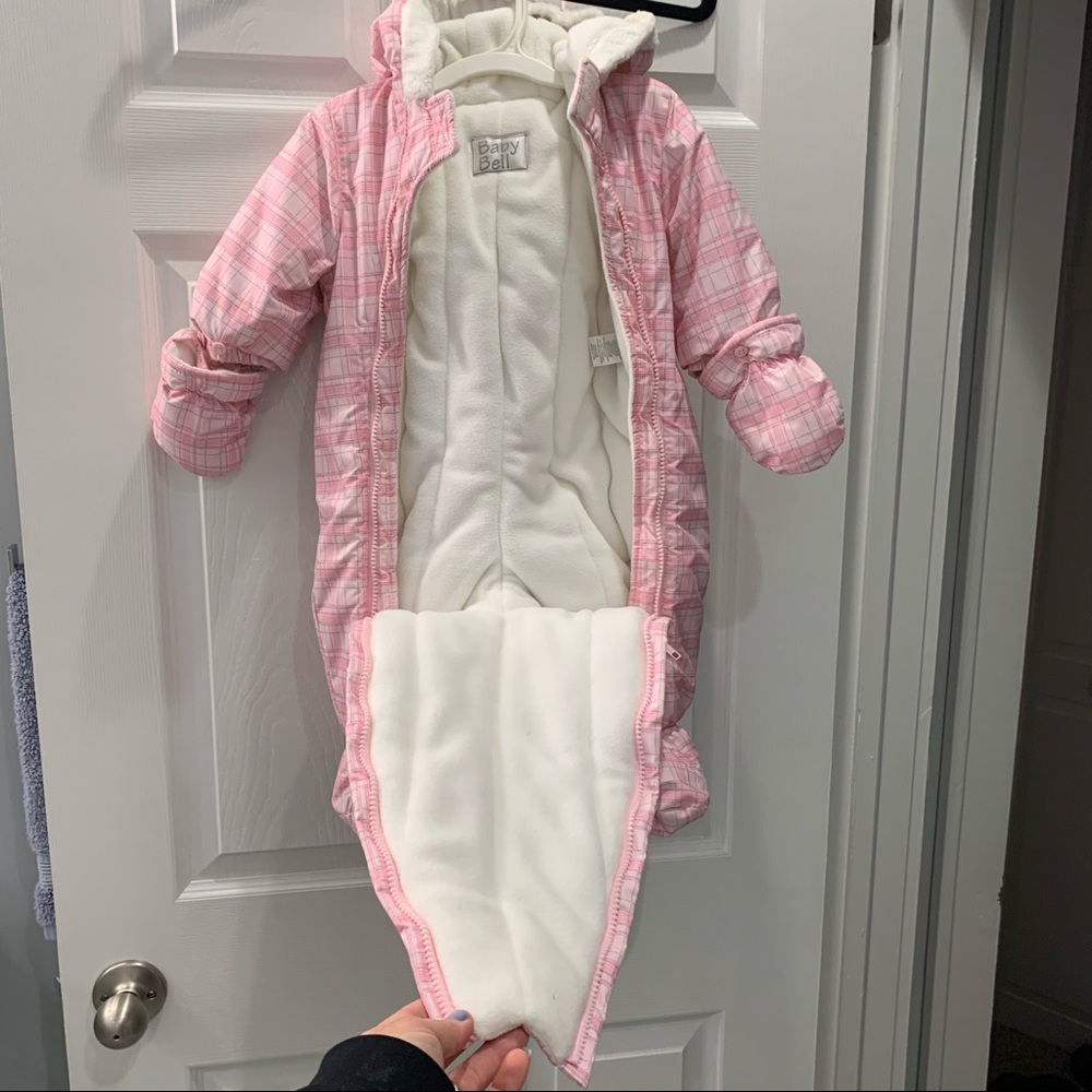 Baby Bell Pink Snowsuit- 6 months - Picture 6 of 8